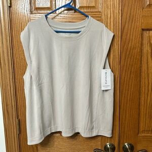 NWT‼️ Athleta Seasoft Tank Sweatshirt - 2X
